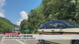 I-40 in the Smoky Mountains reopens after rock slide, flooding