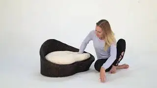 Экологичное эргономичное кресло для медитации из ротанга | sithealthier.com