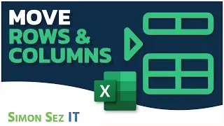 Как перемещать строки и столбцы в Excel