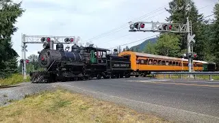 Polson Logging 2-8-2 #70 at Mt. Rainier Scenic Railroad