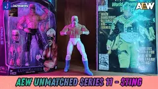 *UNBOXING & REVIEW* - JAZWARES AEW Unmatched Luminaries Series 11 STING! - The 1 of 3000?!
