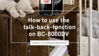 How to use the talk-back-function on BC-8000DV