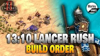 The FASTEST AOE2 Steppe Lancer Rush Build Order