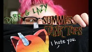 Dark & Lazy Summer Tank Tops Goth DIY