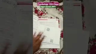 12th Class Psychology Book | Rajeev Bansal's | SBPD