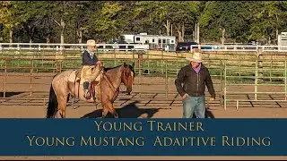 Young Trainer, Young Mustang, Adaptive Riding