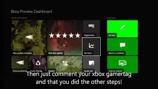 Xbox Preview Dashboard App For Xbox One.
