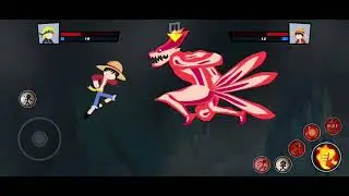 naruto vs luffi one piece|| super stick fight