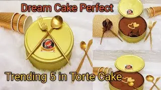 💯 Trending 5 in 1 torte cake 😍perfect Chocolate Dream Cake Recipe /Cakedecoration / Rushaasrecipes