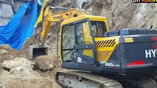 Hyundai 140 Robex Excavator Shifting Rock and Digging Home Foundation || Excavator || Off RoadPlanet