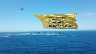 Amazon Helicopter Banner  - Sydney Beaches