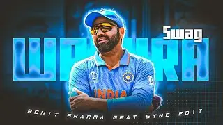 Ft. Rohit Sharma x Wakhra Swag👑🔥&bull; Rohit Sharma Beat Sync Edit✨ &bull; Hitman Editz