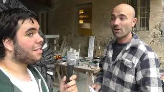 Nicolas Temp&eacute; artiste plasticien r&eacute;sine polyester