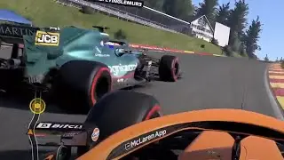 Switchback move causes him to crash...  - F1 2021 Clips