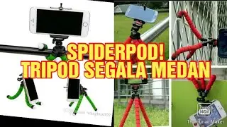 Spiderpod mini tripod lentur review