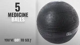 Top 10 Medicine Balls [2018]: 66 Fit Slam Ball - Black, 10 kg