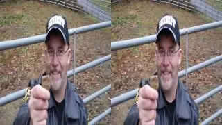 Bloggie 3D Test with Neewer 3 axis motorized Gimbal Stabilizer in Stereoscopic 3 Dimensions