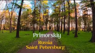 Primorskiy park SPB Russia Panoramic view