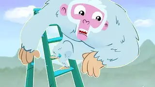 Monky is afraid of Spiders! Let's help the Superzoo Team - Cartoons for Kids