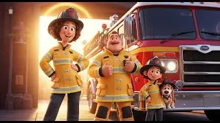 **Fire Truck Rescue Adventure 🚒 | Sing & Play Cartoon Rhymes for Kids**