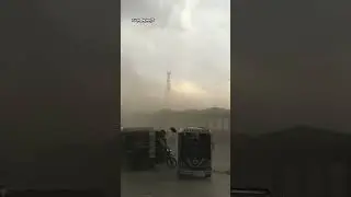 Attock weather #viral #shorts #weather #attockvlog #funny #busstop #storm