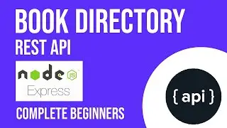 Book Directory REST API tutorial for complete beginners with node js express - CRUD App | part 1
