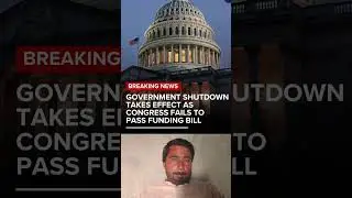 🚨 Government Shutdown Begins as Congress Fails to Pass Funding Bill