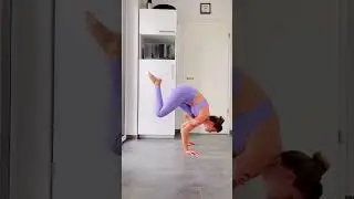 Hand Balance Yoga Pose #armbalance #shorts