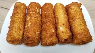 HOW TO MAKE FRIED CHEESE STICKS WITH STRING CHEESE [full recipe]