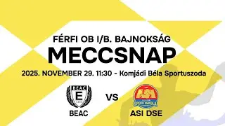 ELTE-BEAC vs ASI DSE országos férfi OB1/B bajnokság