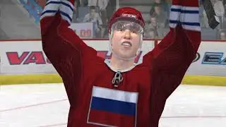 NHL 09 - PC (2008) - Canada vs Russia - Final - EA Sports World Cup Tournament