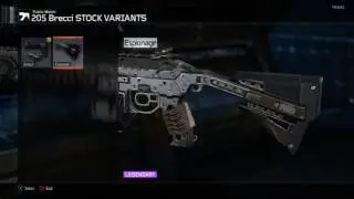 Black Ops 3 All legendary attachments for 205 Brecci 