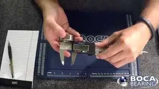 Boca Bearings: How to use calipers and measure bearings