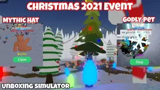 Christmas 2021 Event! | Roblox: Unboxing Simulator