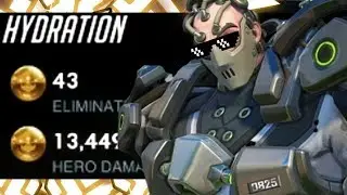 DANTEH PRO SIGMA! 43 ELIMS! 13K DMG! [ OVERWATCH SEASON 18 TOP 500 ]