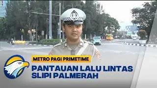 Pantauan Lalu Lintas Polri di Slipi Palmerah