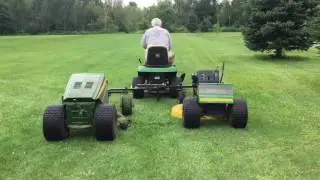 Pull behind mower