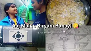 Aaj Banayi Biryani 😍 | Papa Ki Beautiful Drawing ❤ 