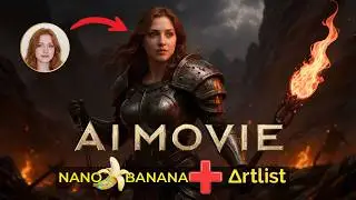 Artlist + Nano Banana AI | Full Cinematic Story | Text & Image to Video With Consistent Characters