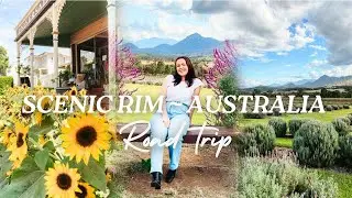 SCENIC RIM AUSTRALIA TRAVEL VLOG | Road Trip Exploring a Lavender Farm, Winery & Historic Villages