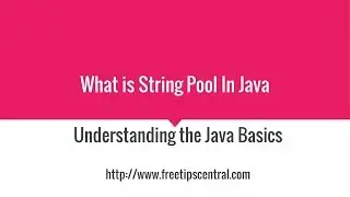 What is String Pool In Java Video
