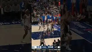 Kyrie drive clutch to the Basket. #nba