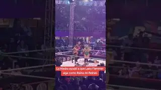 Lady Flammer mantuvo su campeonato Reina de Reinas. #luchalibre