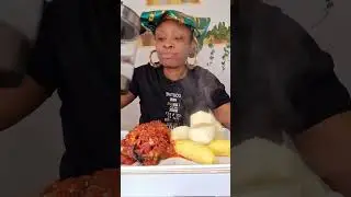 Fish snail || spicy Scorch bonnet sauce || puna yam and plantain