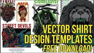 Vector Shirt Design Templates #eps #coreldraw #vector