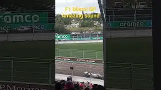 F1 Race, Miami GP. Amazing sound.  #shorts