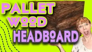 Build A Pallet Wood Headboard | Hammer, Nails, Saw - That's All You Need!