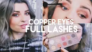 Copper Eyes & Full Lashes | Helen Anderson | AD