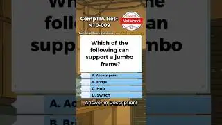 Практический вопрос для подготовки к экзамену CompTIA Network+ (N10-009) 2026