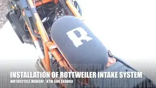 INSTALLATION OF ROTTWEILER INTAKE SYSTEM | KTM 690 ENDURO | MOTORCYCLE MONDAY